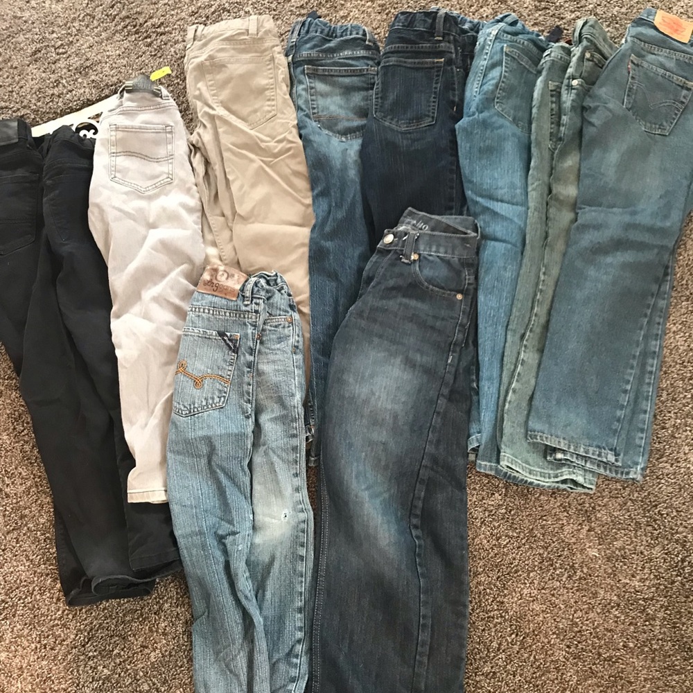 Lot of 13 boys pants size 12